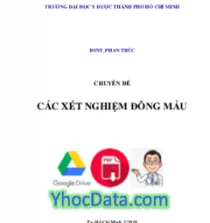 Các Xét Nghiệm Đông Máu - BSNT Phan Trúc PDF – YHocData.com